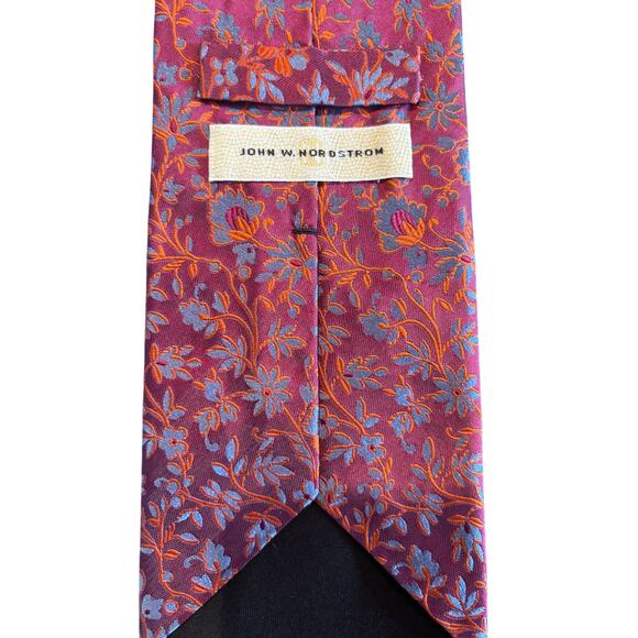 Lot of 5 Silk Ties, Nordstrom, Placenza, Italy, EUC - Picture 2 of 6